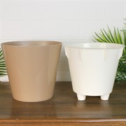 Горшок Лондон 19см 3,3л молочный шоколад - фото 65349