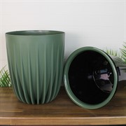 Горшок Сигма 18л нефрит с вкладкой - фото 65363