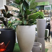 Кашпо Сэнд d49см h67см песочный - фото 65376