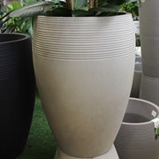 Кашпо Сэнд d49см h67см песочный - фото 65377