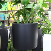 Кашпо ГЕОС 31/72л d47 h45см антрацит - фото 65380