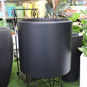Кашпо ГЕОС 31/72л d47 h45см антрацит - фото 65381