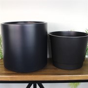 Кашпо ГЕОС 44/20л d39 h38см антрацит - фото 65389