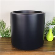 Кашпо ГЕОС 44/20л d39 h38см антрацит - фото 65390