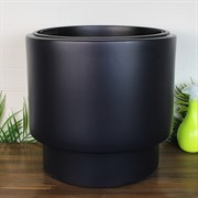 Кашпо ГЕОС 20/40л d39,5см h37см антрацит - фото 65396