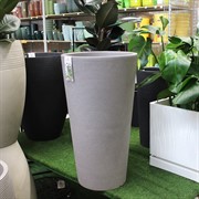 Кашпо Тауп-Гранит d38,9 h70см серо-коричневый - фото 65407