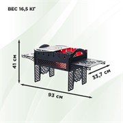 Гриль угольный мангал барбекю разборный кованый 102-010 - фото 65424
