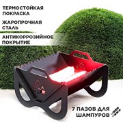 Мангал разборный кованый маленький 102-006 - фото 65435 Мангал разборный кованый маленький 102-006 - фото 65435