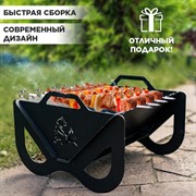 Мангал разборный кованый маленький 102-006 - фото 65437 Мангал разборный кованый маленький 102-006 - фото 65437