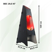 Камин уличный разборный металлический 101-008 - фото 65452