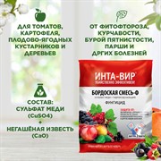 Бордоская смесь Инта-Вир 200г для защиты от болезней - фото 65512 Бордоская смесь Инта-Вир 200г для защиты от болезней - фото 65512