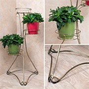 Подставка напольная на 3 цветка стойка металлическая высота 106см 17-003 - фото 65521