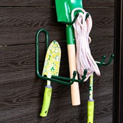 Кронштейн настенный в гараж для хранения инструментов металл 58-102Gr - фото 65543