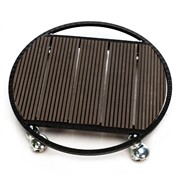 Подставка напольная на колесах ДПК 40 см 12-092 - фото 65573