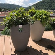 Кашпо Сэнд d49см h67см песочный - фото 65754