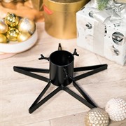 Подставка для ели металлическая Звезда чёрная 200-34B - фото 65770