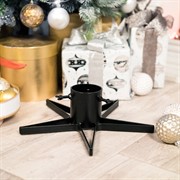 Подставка для ели металлическая Звезда чёрная 200-34B - фото 65771