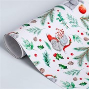 Бумага глянцевая 50х70см С Новым годом! - фото 65855