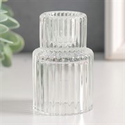 Подсвечник Цилиндр. Столбик 4,2х4,2х6,8см - фото 65909