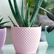 Горшок Грань 2,15л розовый бутон №3 - фото 66023