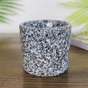 Кашпо Сахара 0,15л серый тубус мини - фото 66247