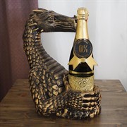 Держатель для бутылок Дракон полистоун высота 35см U09293-G - фото 66270