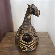 Держатель для бутылок Дракон полистоун высота 35см U09293-G - фото 66276