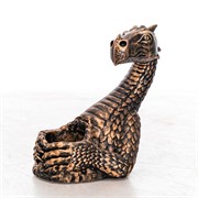 Держатель для бутылок Дракон полистоун высота 35см U09293-G - фото 66278