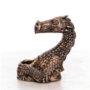 Держатель для бутылок Дракон полистоун высота 35см U09293-G - фото 66279