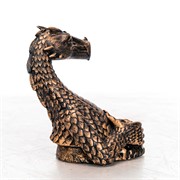 Держатель для бутылок Дракон полистоун высота 35см U09293-G - фото 66280