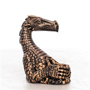 Держатель для бутылок Дракон полистоун высота 35см U09293-G - фото 66281