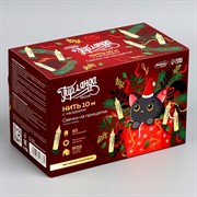 Гирлянда Нить 10м с насадками Свечи на прищепке 50 LED тёплое белое свечение - фото 66310