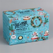 Гирлянда Нить 10м с насадками Свечи на прищепке 50 LED тёплое белое свечение - фото 66311