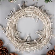 Гирлянда Нить ECO 10м белое свечение 8 режимов - фото 66313