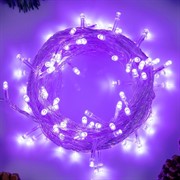 Гирлянда Нить ECO 10м фиолетовое свечение 8 режимов - фото 66328