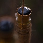 Гирлянда Нить Роса с пробкой 1м белый с солнечной батареей - фото 66342