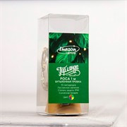 Гирлянда Нить Роса с пробкой 1м тёплый белый с солнечной батареей - фото 66355