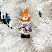 Игрушка ёлочная Лисичка 10см - фото 66530