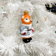 Игрушка ёлочная Лисичка 10см - фото 66531