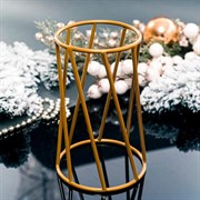 Подставка Лофт под золото кованая на подоконник 66-604-G - фото 66535