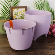 Горшок Де Коста 2,25л 16х16 сиреневый с вкладкой - фото 66579