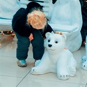 Фигура зимняя Медвежонок Умка высота 44см U08182 - фото 66696