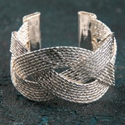 Кольцо для салфетки Коса 5х5х3см - фото 66772