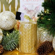 Свеча Гестия золото средняя - фото 66877