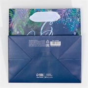 Пакет ламинированный Новогодние вечера 14х14х9см - фото 66926