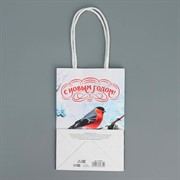 Пакет крафт Зимушка 15х10х6см - фото 66956