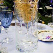 Ваза стиеклянная Турку высота 25см цилиндрическая средняя - фото 66980