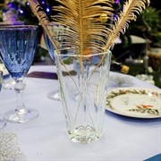 Ваза стеклянная Ностальгия шестигранная - фото 67001