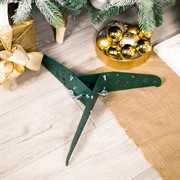 Подставка для новогодней ёлки зелёная металлическая 200-041Gr - фото 67165