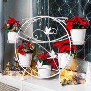 Подставка для цветов на подоконник Птицы на 10 кашпо 41-908W - фото 67226